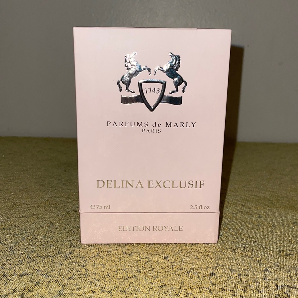 Parfums de Marly Delina Exclusif perfume box.